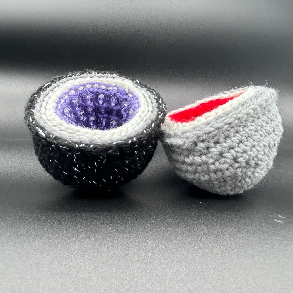 Hand-made Crocheted Geodes (Small) - Set of 2